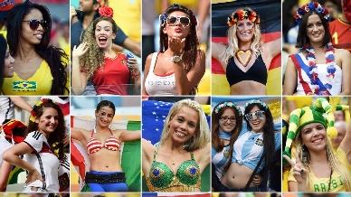 Le tifose più sexy del Mondiale Le tifose più sexy del Mondiale