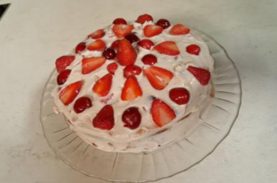 Torta di ricotta e frutta Torta di ricotta e frutta