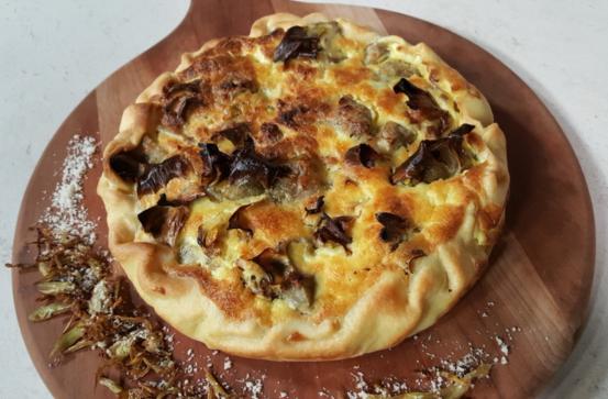 Quiche di carciofi alla giudia Quiche di carciofi alla giudia