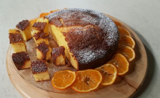 Torta al profumo di mandarino Torta al profumo di mandarino