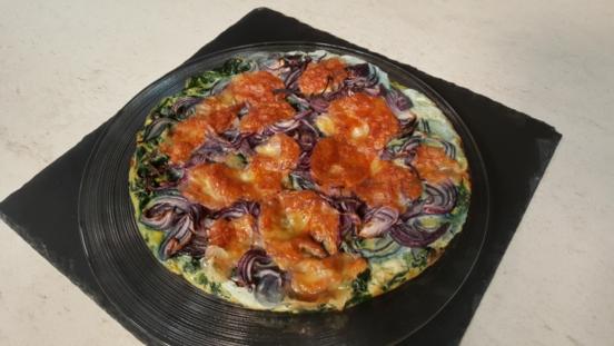 Frittata di cipolle rosse Frittata di cipolle rosse