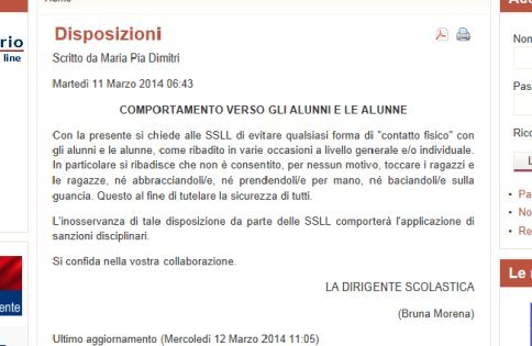 Lecce, incubo pedofilia a scuola: vietato dare la mano ai bambini Lecce, incubo pedofilia a scuola: vietato dare la mano ai bambini