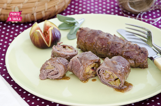 Involtini prosciutto e fichi Involtini prosciutto e fichi