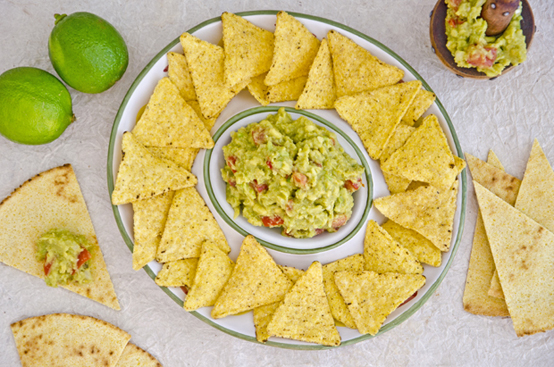 Guacamole e tortillas Guacamole e tortillas