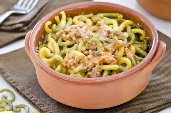 Gramigna alla salsiccia Gramigna alla salsiccia
