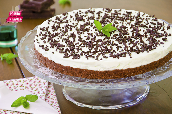 Cheesecake menta e cioccolato Cheesecake menta e cioccolato