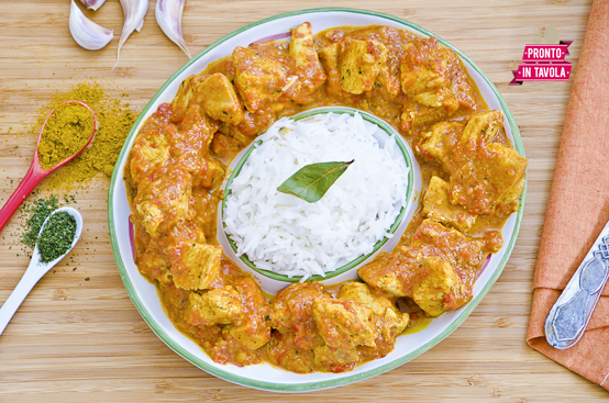 Pollo al curry Pollo al curry