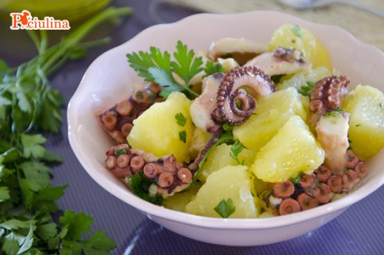 Insalata di polpo e patate Insalata di polpo e patate