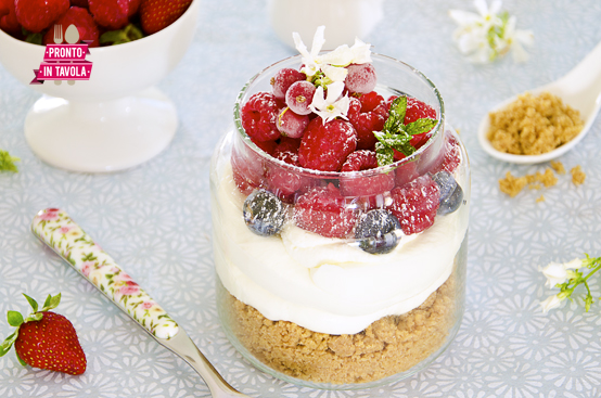 Cheesecake nel bicchiere Cheesecake nel bicchiere