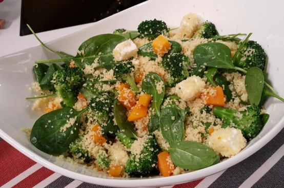 Insalata di cous cous, zucca e broccoli Insalata di cous cous, zucca e broccoli