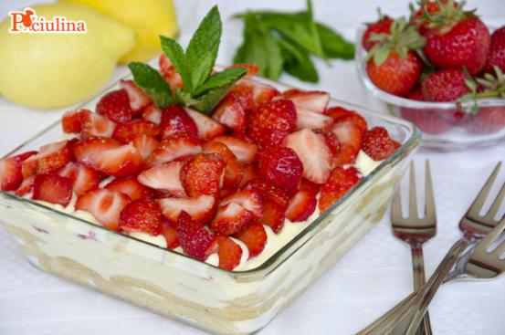 Tiramisù alle fragole Tiramisù alle fragole