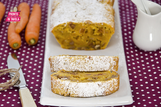 Plumcake alle carote e noci Plumcake alle carote e noci