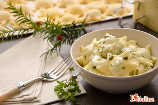 Stelline ripiene ai funghi e asiago Stelline ripiene ai funghi e asiago