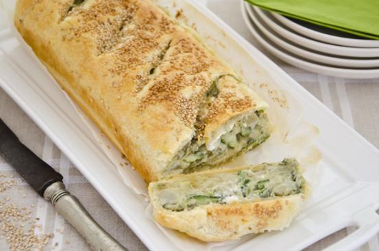 Strudel di verdure e formaggio Strudel di verdure e formaggio