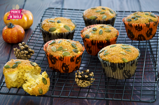 Muffin alla zucca senza burro Muffin alla zucca senza burro