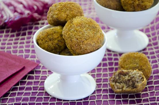 Polpette di radicchio Polpette di radicchio