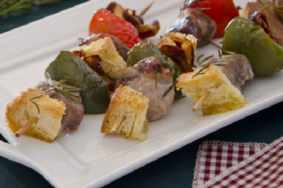 Spiedini di carne al forno Spiedini di carne al forno