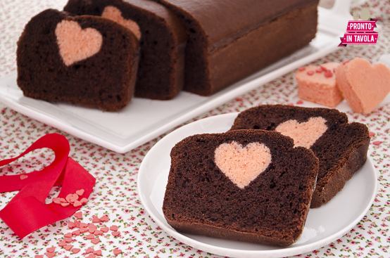 Plumcake con il cuore Plumcake con il cuore