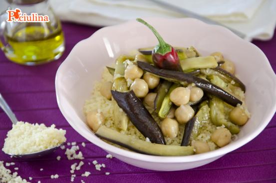 Couscous con melanzane e ceci Couscous con melanzane e ceci