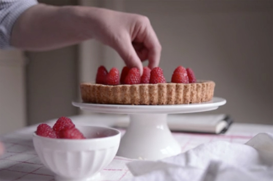 Crostata di lamponi e cioccolato Crostata di lamponi e cioccolato