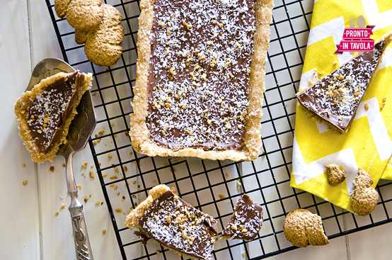 Crostata al cioccolato senza cottura Crostata al cioccolato senza cottura