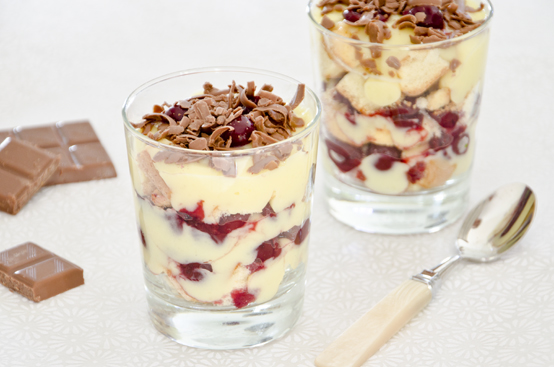 Trifle amarene e cioccolato Trifle amarene e cioccolato