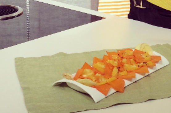 Zucca al forno con arance e zenzero Zucca al forno con arance e zenzero