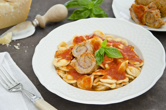 Orecchiette con le braciole Orecchiette con le braciole