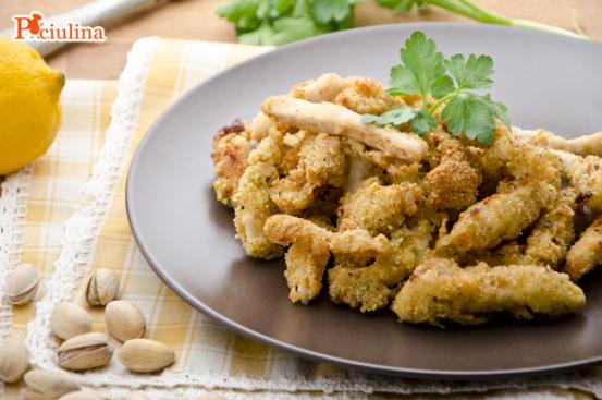 Straccetti di pollo ai pistacchi Straccetti di pollo ai pistacchi