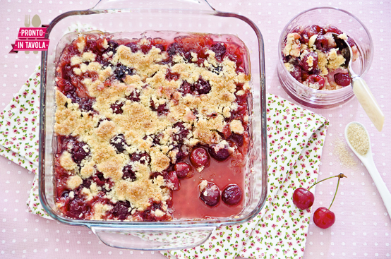 Crumble di ciliegie Crumble di ciliegie