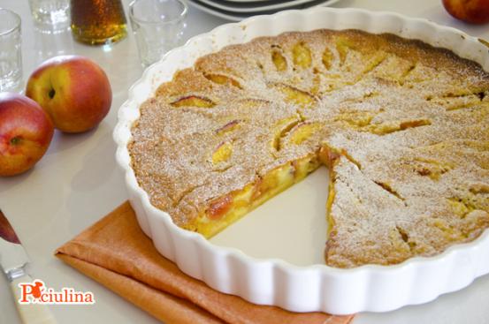 Clafoutis alle pesche Clafoutis alle pesche