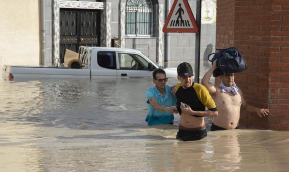 piogge torrenziali spagna