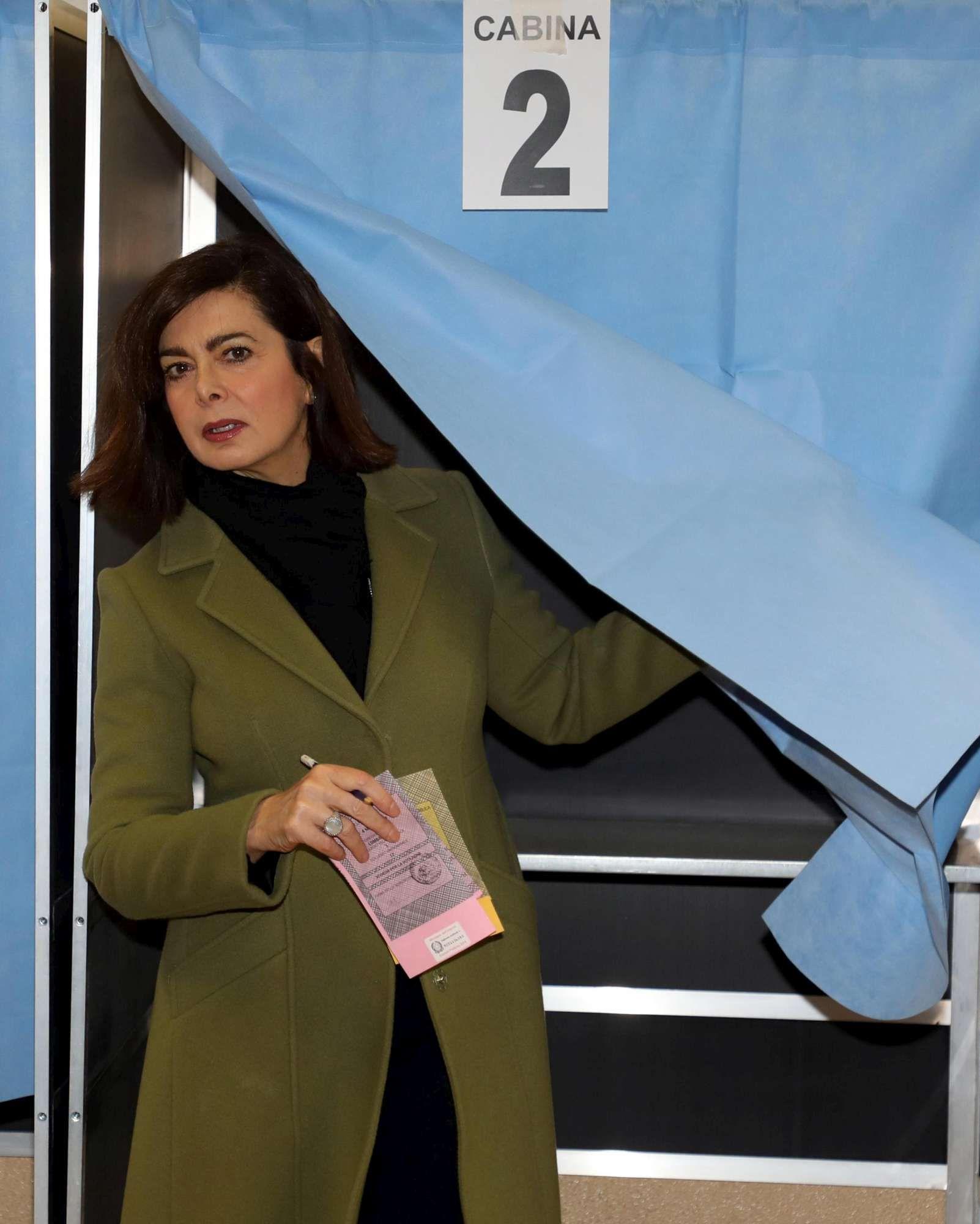 laura boldrini al voto