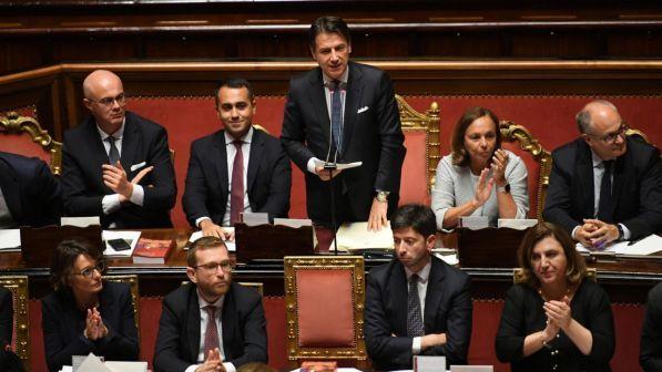Giuseppe Conte, Senato
