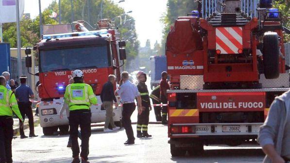 cronaca esplosione ditta trezzano sul naviglio