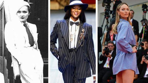 moda, donna, stile maschile, marlene dietrich, venezia 76