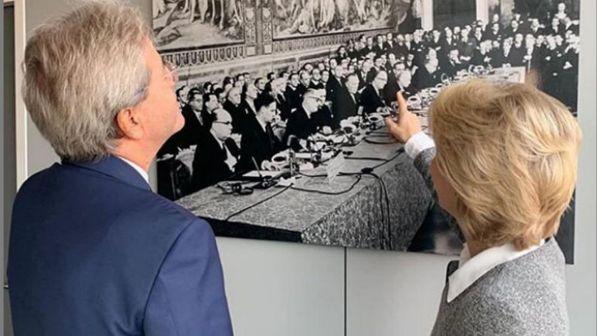gentiloni, ursula von der Leyen