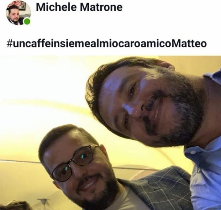 selfie salvini matrone