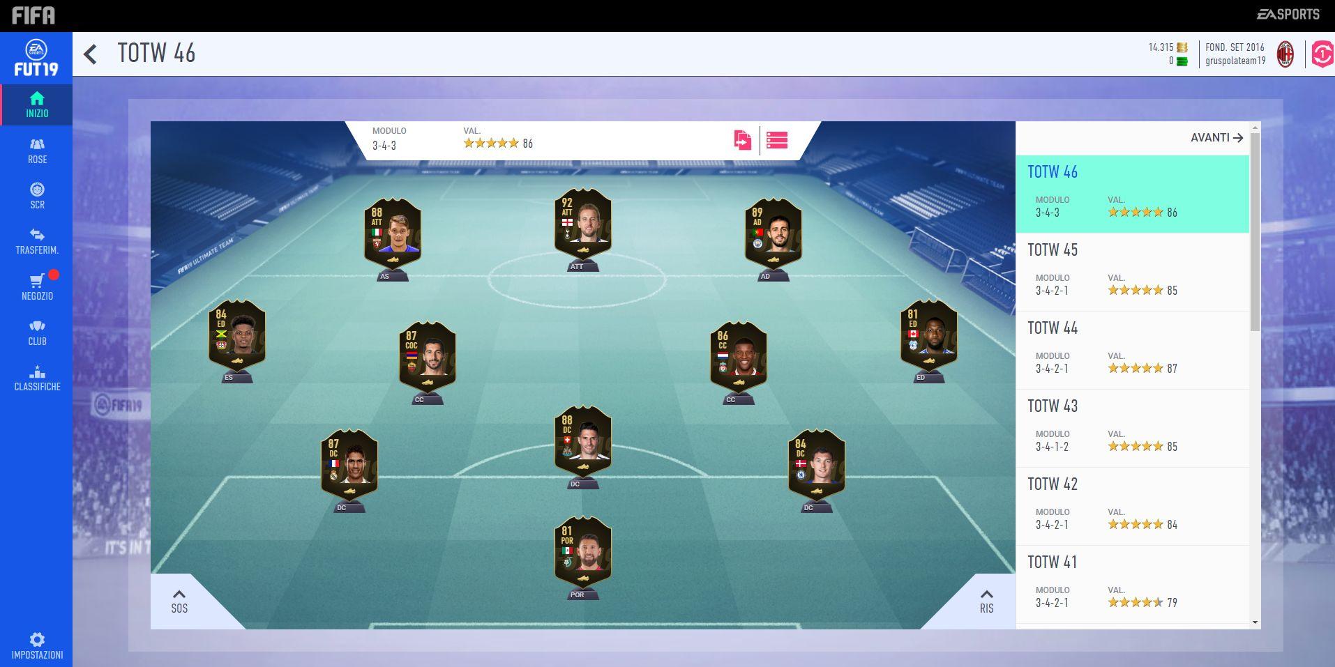 FIFA 19 Ultimate Team