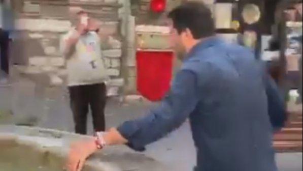 Salvini, Gubbio, patente da matto, fontana dei matti