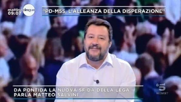 Salvini: “Se mi pento di aver staccato la spina al governo? Elezioni era l'unica via”