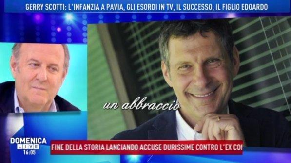 Domenica Live, Gerry Scotti si commuove parlando di Fabrizio Frizzi