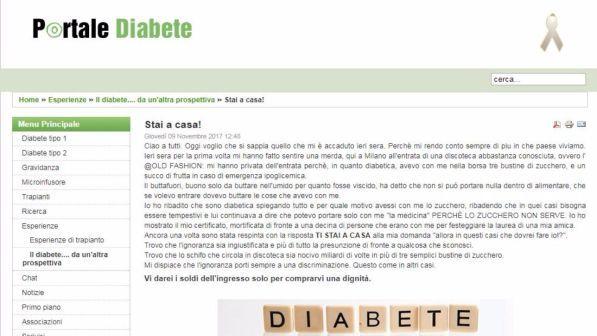 Milano, 25enne diabetica: “Non mi hanno fatto entrare in discoteca perché avevo con me zucchero e succo
