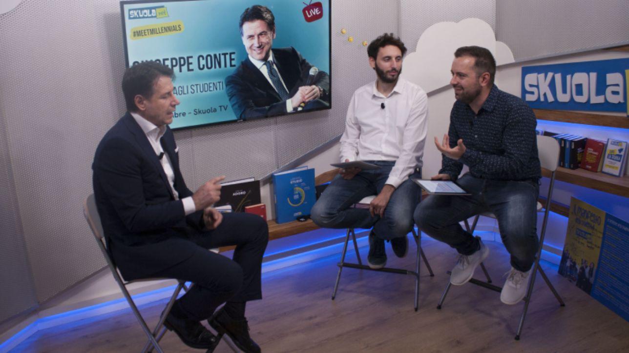 Conte a Skuola.net: "Parlerò di ambiente e bullismo nelle scuole”