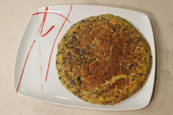 Frittata riso nero e asparagi Frittata riso nero e asparagi