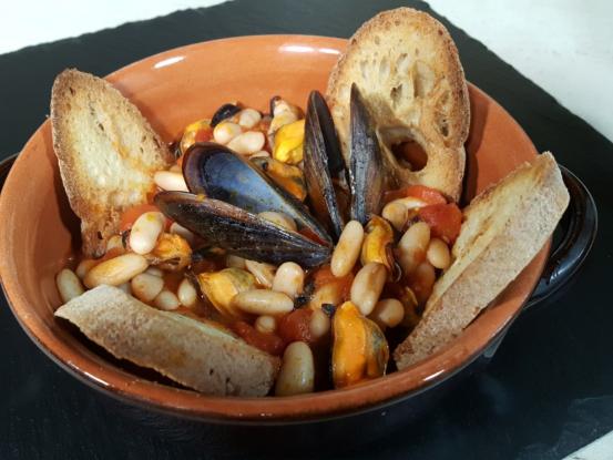 Zuppetta cozze e fagioli Zuppetta cozze e fagioli