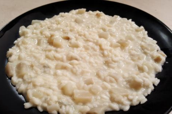 Risotto topinanbur e gorgonzola Risotto topinanbur e gorgonzola