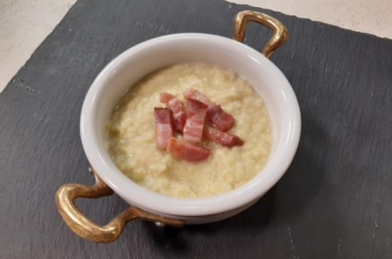 Vellutata di topinambur e bacon Vellutata di topinambur e bacon