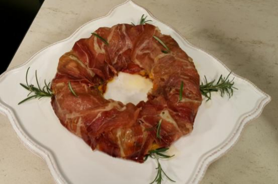 Tortino di patate e prosciutto crudo Tortino di patate e prosciutto crudo