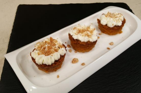 Budino con zucca e amaretti Budino con zucca e amaretti